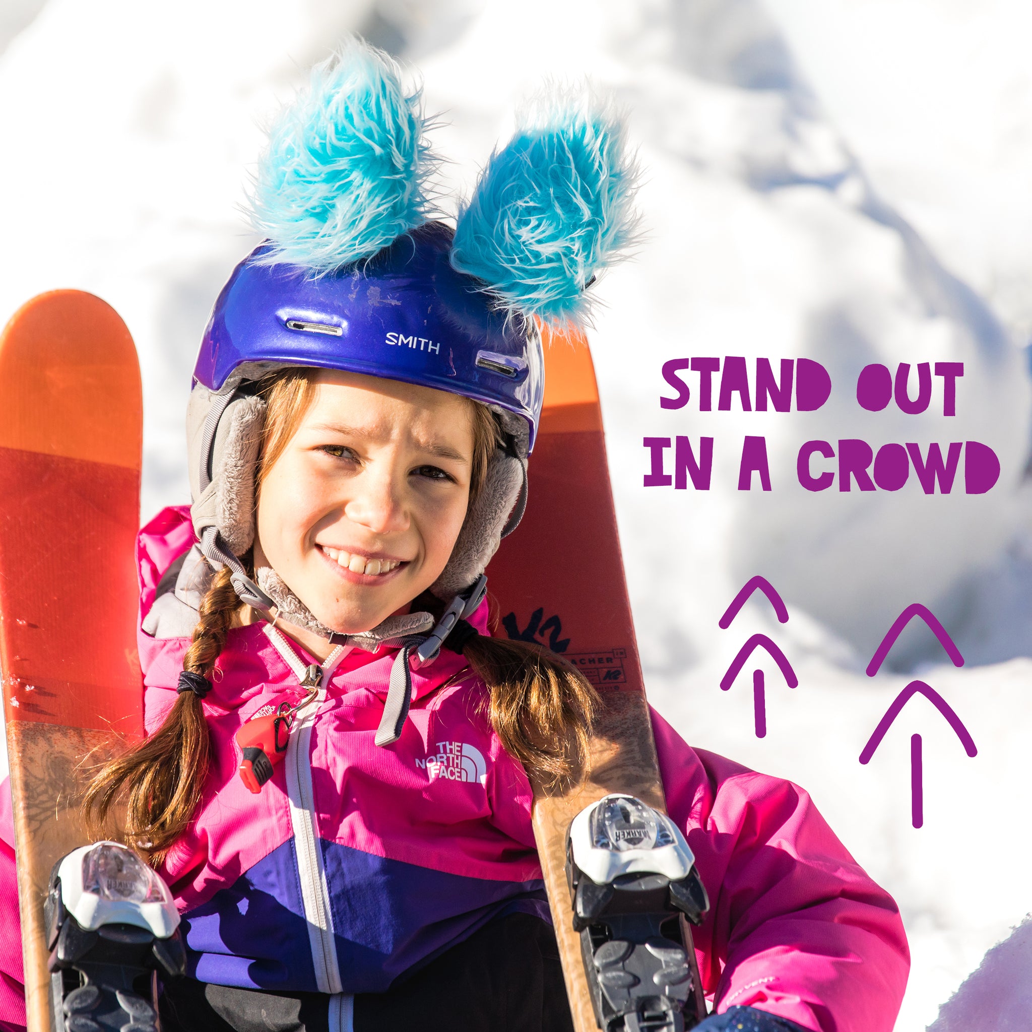 Feli the Lynx Helmet Ears/Covers Accessory in Blue