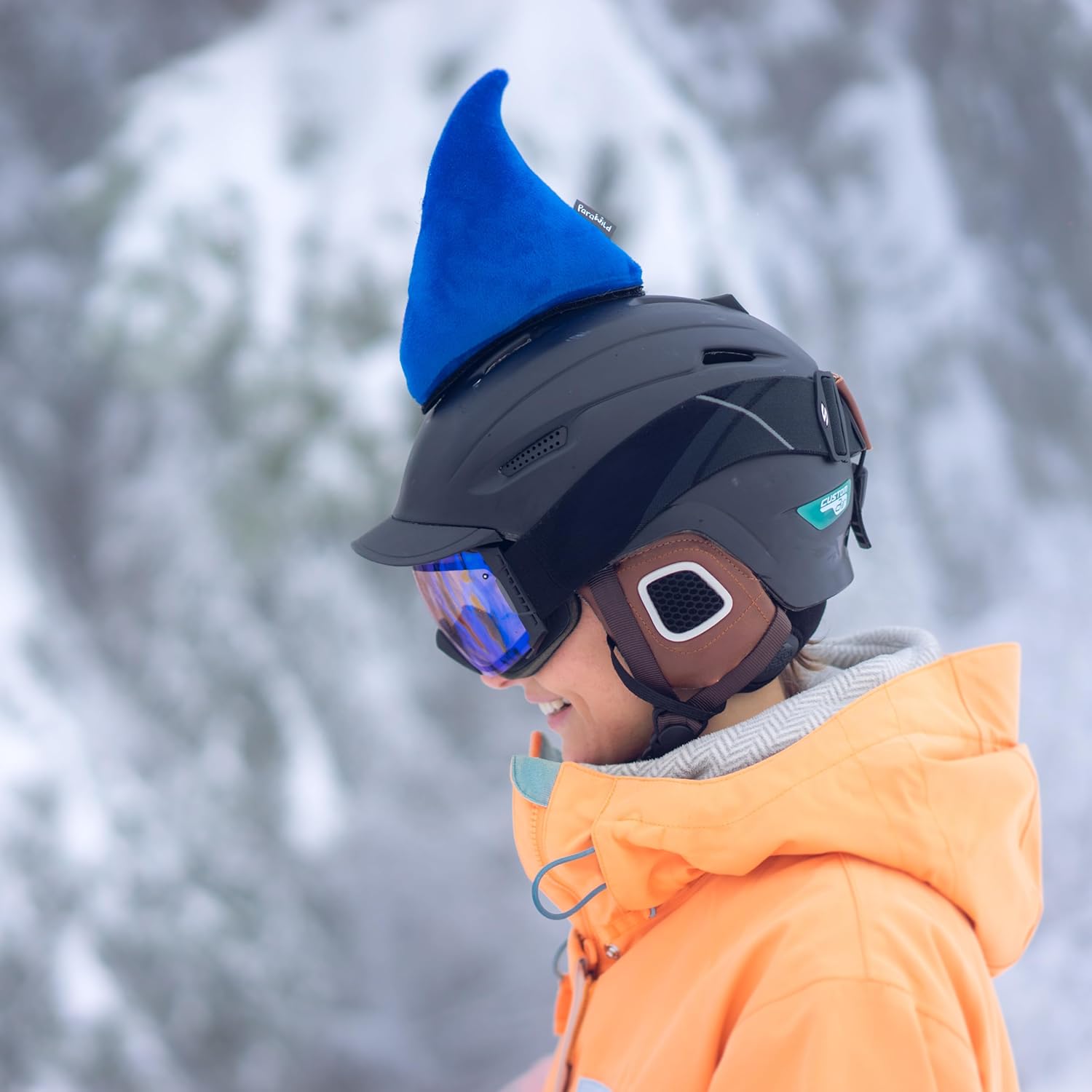 furry snowboard helmet Tuga the Narwhal Fun Helmet Horn/Unicorn/Accessory for Kids and Adults | ParaWild