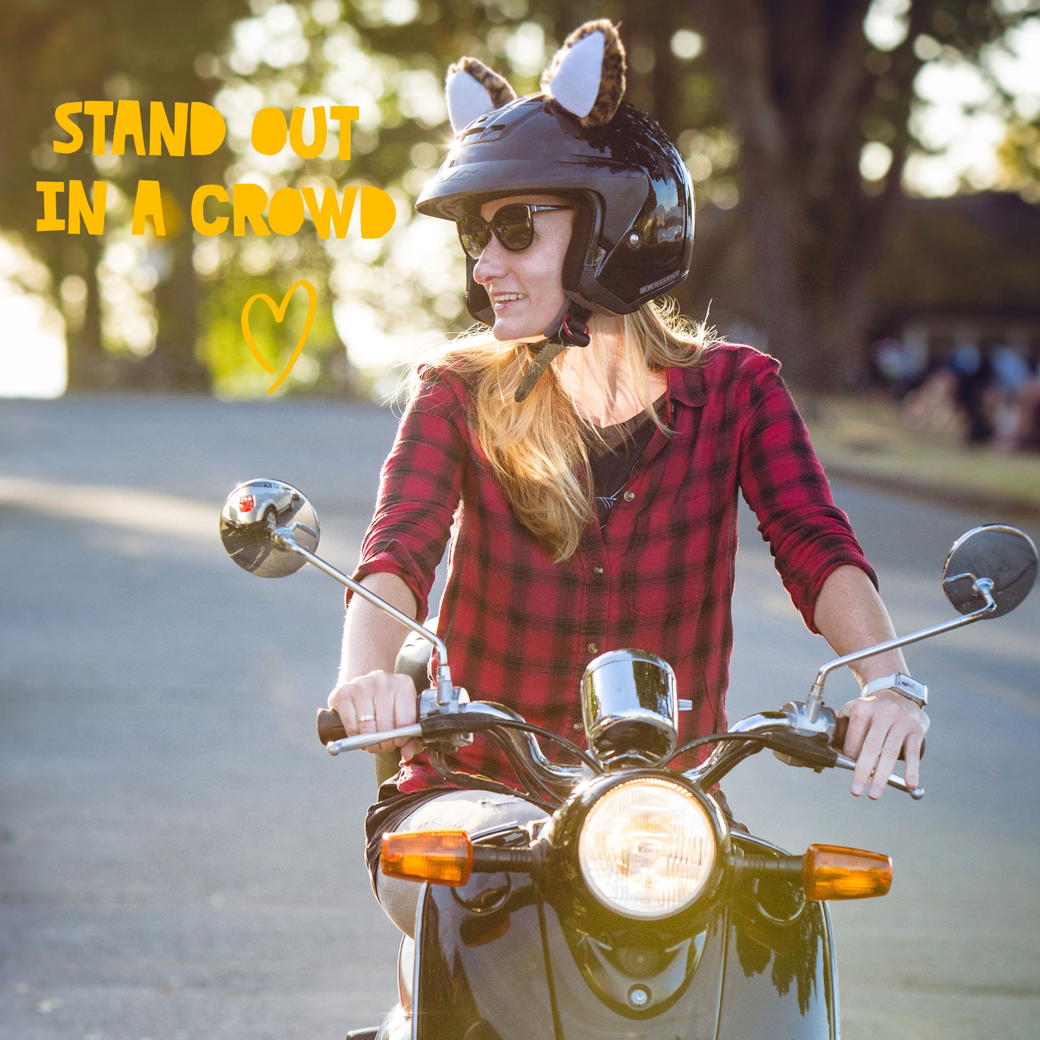 animal bike helmets for adults ParaWild Helmet Accessory: Stay Safe in Style, Leopard Ears